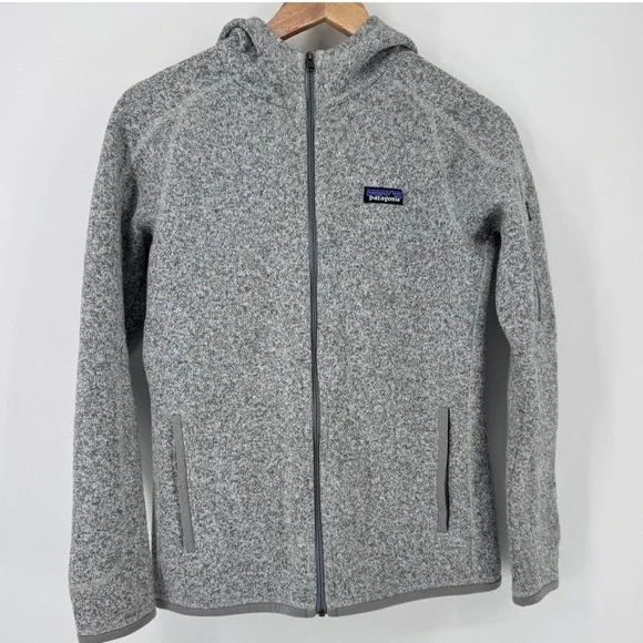Patagonia Better Sweater Women's Small Gray Fleece Full Zip Hoodie Jacket - Picture 1 of 4